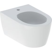 Bidet suspendu ONE caréné: T=54cm, Trop-plein=Dissimulé, Blanc mat Ref : 500.690.JT.1