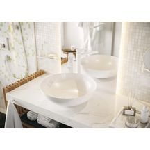 Set de finition mitigeur thermostatique showerselect e encastré avec 2 fonctions - blanc mat Réf. 15763700