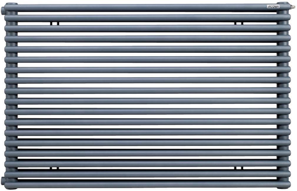 Radiateur eau chaude Acova Kéva  horizontal simple, puissance 519W (dT50), hauteur 299 mm, largeur 1400 mm, 9 éléments, raccordement latéral de même côté, appareil réversible gauche/droite, couleur Réf. VK-028-140C