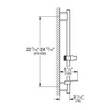 Barre de douche 600 mm Rainshower SmartActive Chromé 26602000