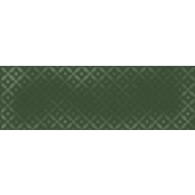 Faïence Cinca Soho vert brillant décor 10 x 30 cm 10205/100