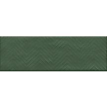 Faïence Cinca Soho vert brillant décor 10 x 30 cm 10205/100