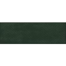 Faïence Cinca Soho vert anglais brillant décor 10 x 30 cm 10206/100