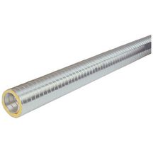 Conduit semi-rigide calorifuge longueur 2,00 m diamètre 125 mm Réf 296076