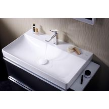 Mitigeur lavabo 110 Tecturis E  sans tirette ni vidage Chromé Réf. 73011000