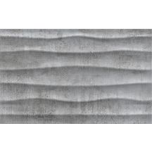 Faïence Arte Deco Infinity gris mat décor 25x40cm