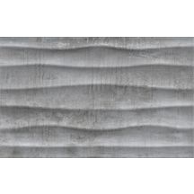 Faïence Arte Deco Infinity gris mat décor 25x40cm