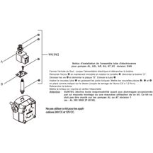 Electrovanne complète pompe AL REV2 sans connecteur tous modèles AL en 220V Réf 991502