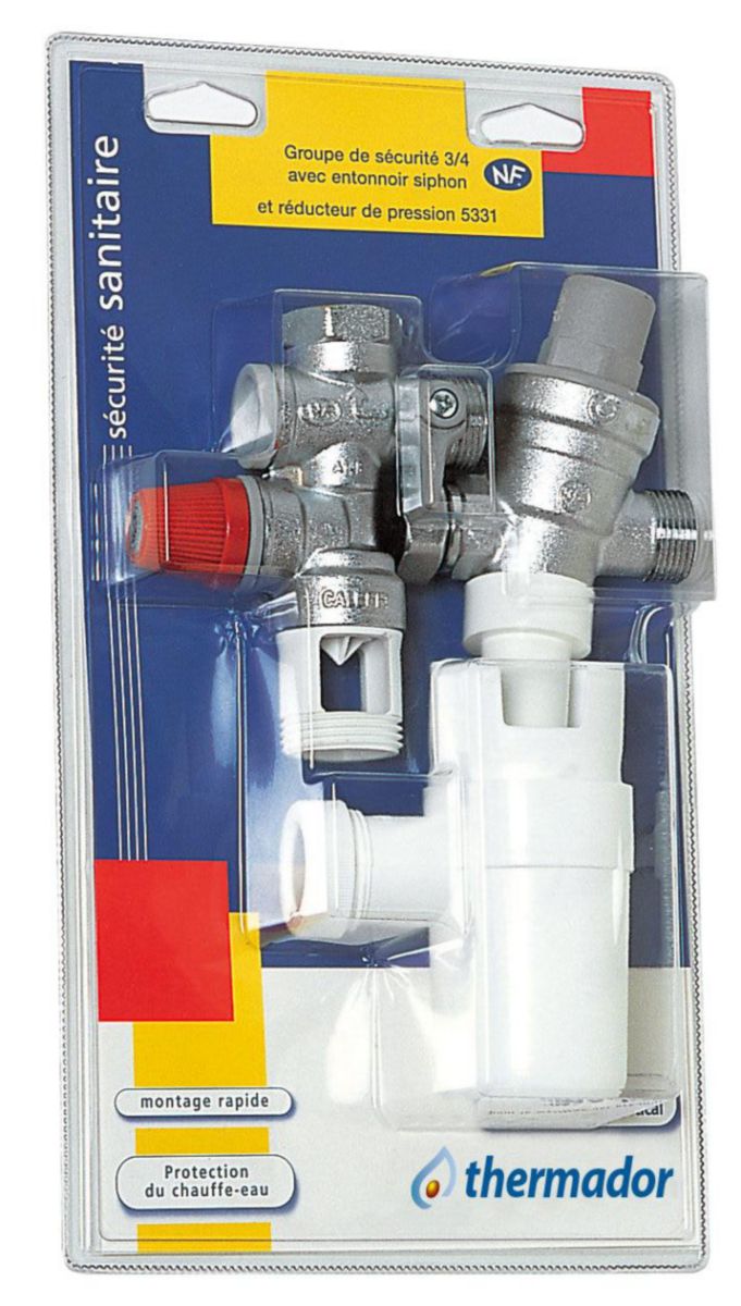 Blister kit groupe de sécurité + siphon + R5331 réf. BGSSR