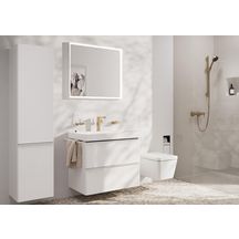 Mitigeur lavabo 150 Tecturis E Fine CoolStart sans tirette ni vidage Bronze brossé Réf. 73041140