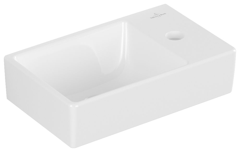 Lave-mains AVENTO 360 x 220 mm rectangulaire Blanc CeramicPlus Réf. 43003LR1