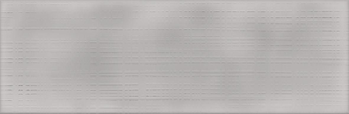 Faïence Cinca Soho gris clair mat décor 10 x 30 cm 10302/100