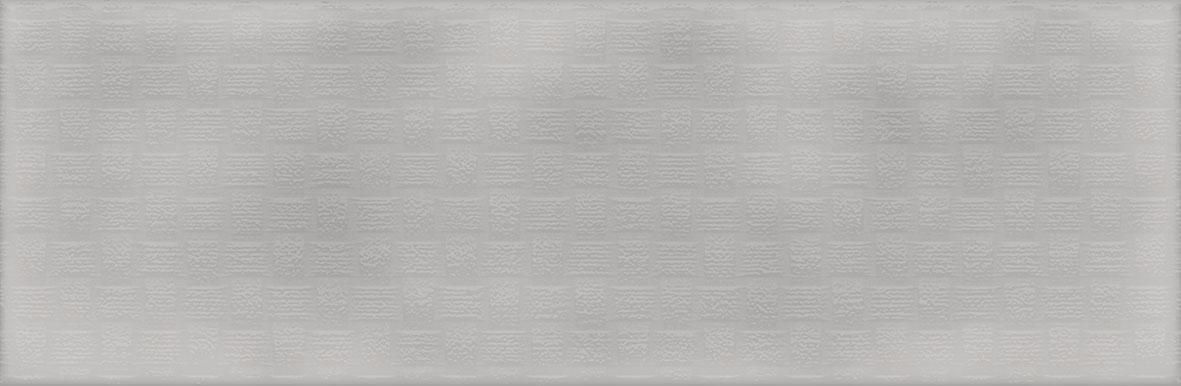 Faïence Cinca Soho gris clair mat décor 10 x 30 cm 10302/100