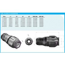 Raccord flexi adaptateur mâle type 136 15-22-25 Réf 6220009