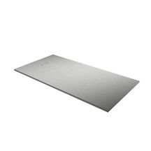 Receveur de douche Alma Slate 80 Marfil (160 X 80). Bonde  Standard Line. Grille Akron.  Découpe Sur-Mesure. Réf : 53039074