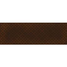 Faïence Cinca Soho chocolat brillant décor 10 x 30 cm 10210/100