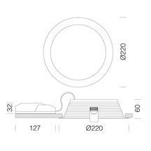 Spot Ecolex 3 Led 23W 4000K - Réf. 2217291600