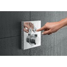 Set de finition pour mitigeur thermostatique ShowerSelect encastré avec 2 sorties réf. 15763000