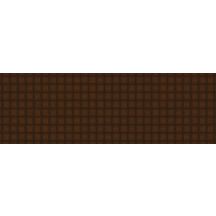 Faïence Cinca Soho chocolat brillant décor 10 x 30 cm 10210/100