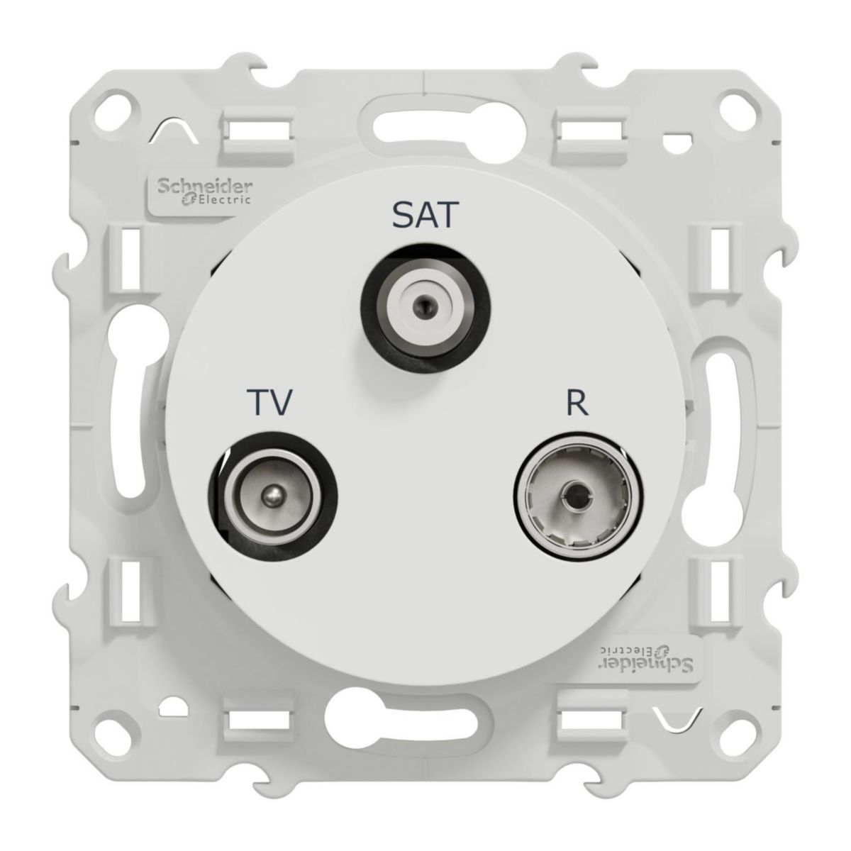 Odace tv/fm/sat blanc 1e vis s520461