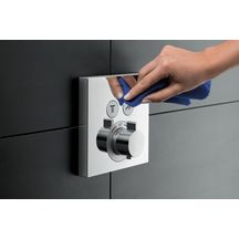 Set de finition pour mitigeur thermostatique ShowerSelect encastré avec 2 sorties réf. 15763000