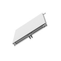 Radiateur eau chaude INTEGRA FLEX 8 CX Type 21 horizontal hauteur 750mm largeur 600mm puissance 964W Blanc Réf. FIN217500600