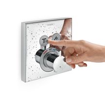 Set de finition pour mitigeur thermostatique ShowerSelect encastré avec 2 sorties réf. 15763000