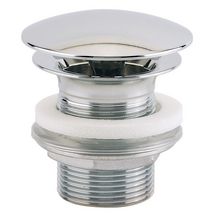 Bonde ALLURE champignon D63 laiton chromé hauteur 60mm sans lanterne sortie filetée 33x42 réf 12250000000