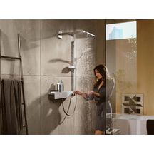 Douche de tête HG Raindance E 300 Air 1jet avec bras de douche 390 mm réf. 26238000