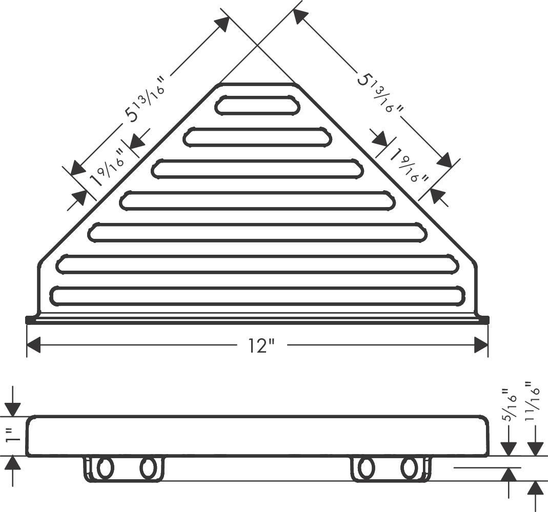 Tablette d'angle AddStoris noir mat Réf. 41741670