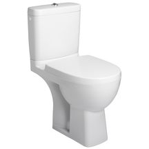 Pack WC au sol sans bride sortie horizontale, 67 x 36,5 cm.Réservoir à alimentation latérale.Abattant standard.Hauteur confort 41 cm. Blanc Ref : E22769-00