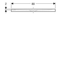 Receveur RENOVA céramique 80 x 80 ultra-plat à poser/à encastrer émaillé 4 côtés PN 18 de série pour bonde siphoïde 90 Réf. 00721800000AG3