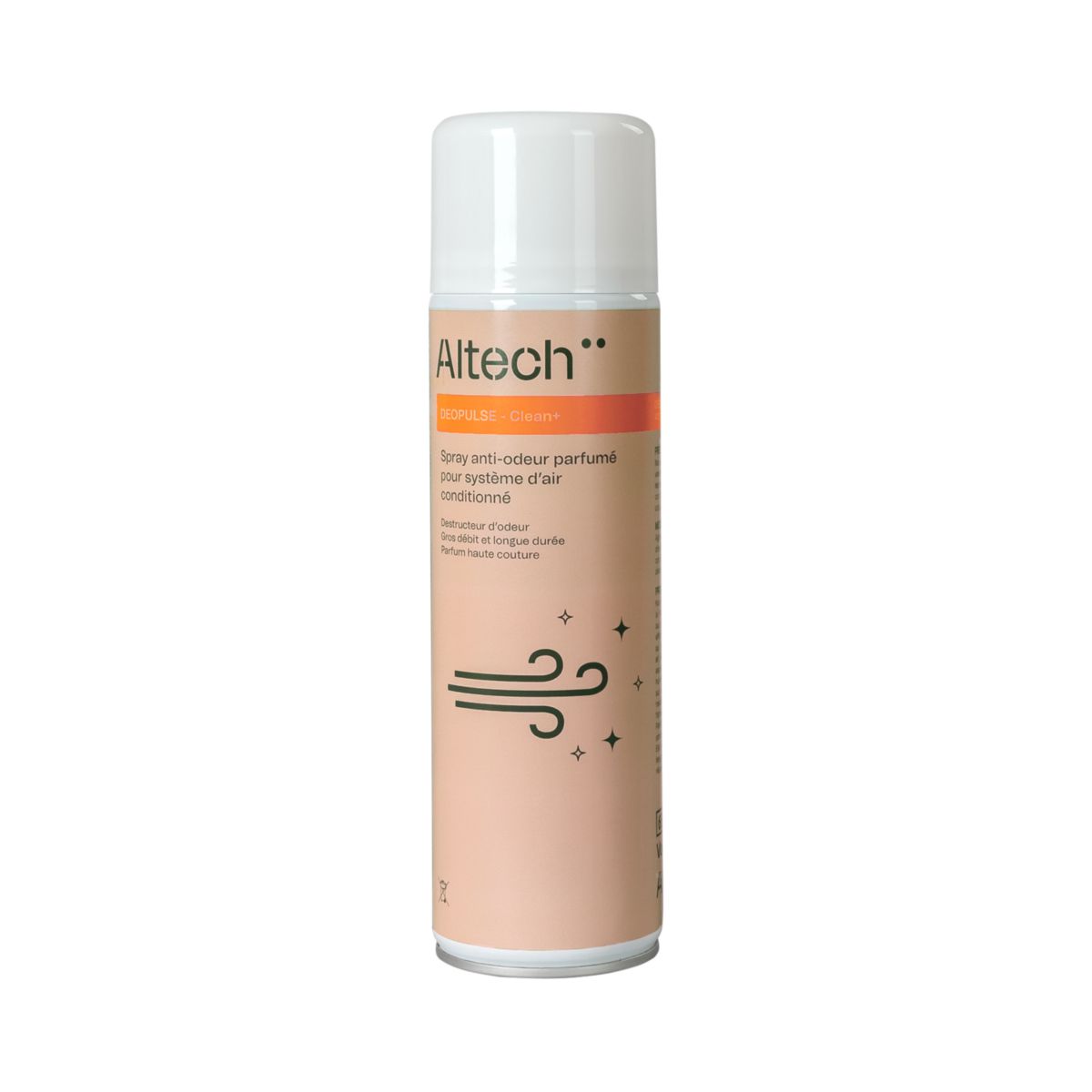 DEOPULSE - Spray anti-odeur parfumé pour système d'air conditionné 500ml - Clean+ Altech