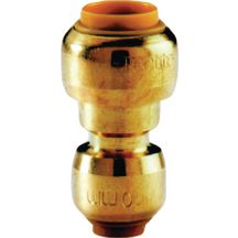 Manchon T240 réduit instantané tectite femelle-femelle D16-14 pour tubes cuivre, PER ou PB réf 4751058