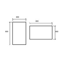 Miroir SENA 800 800 x 800 mm réf: 16910