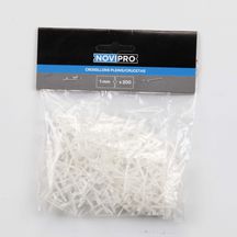 Croisillon plein de 1 mm sachet de 200 pièces Novipro