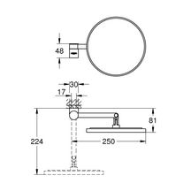 Miroir cosmétique Selection chromé Réf. 41077000