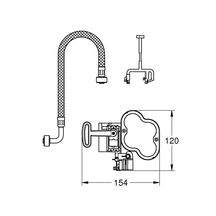 Radio électronique pour WC avec réservoir GD 2 réf. 39141000