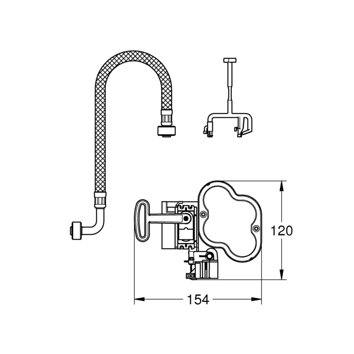 Radio électronique pour WC avec réservoir GD 2 réf. 39141000