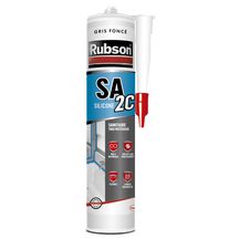 Mastic sanitaire Rubson SA2 couleur gris foncé tous supports 280 ml Réf. 2610408