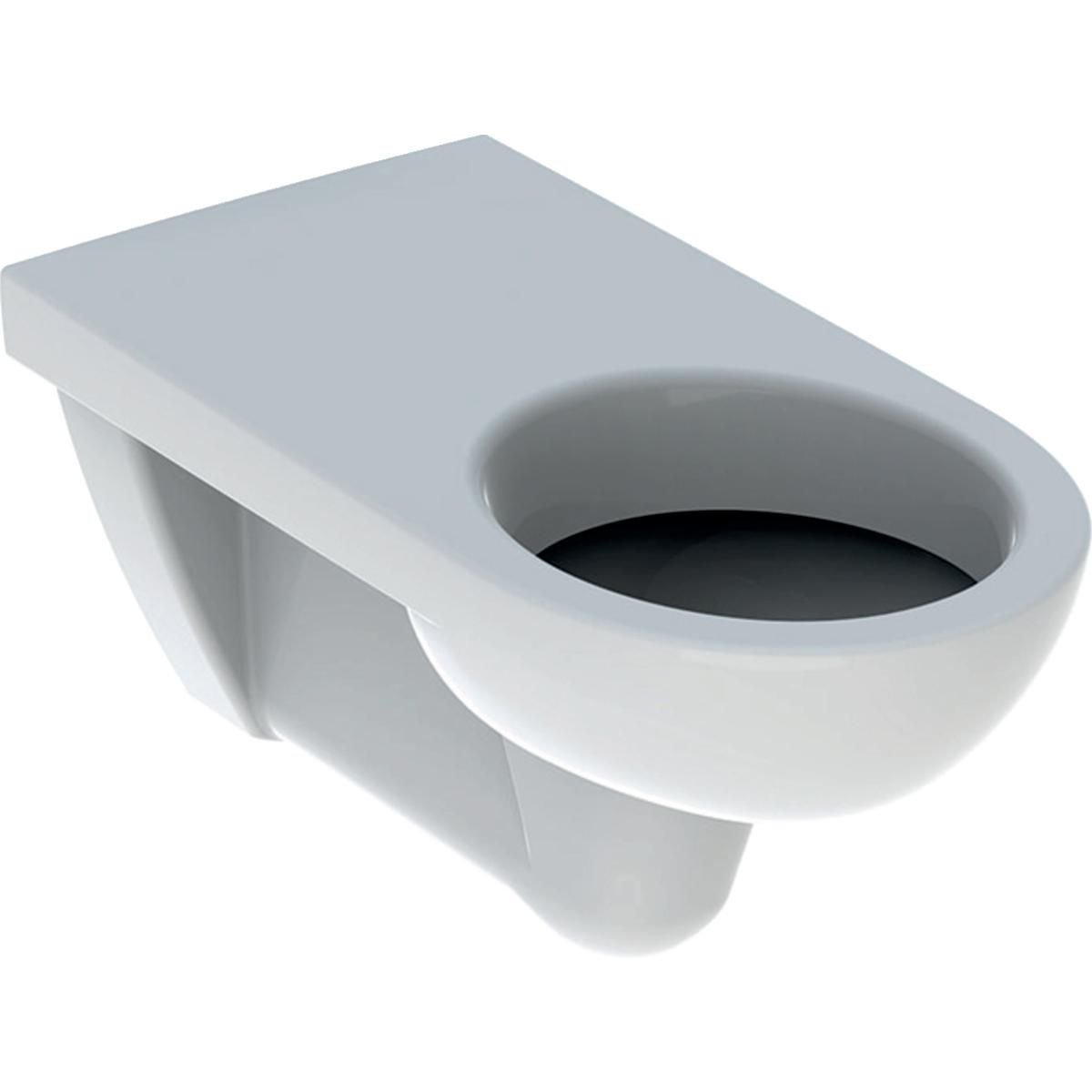 Wc suspendu à fond creux Renova Comfort - rallongé - sans trous d abattant Wc - 70 cm - blanc Réf. 500.918.00.1