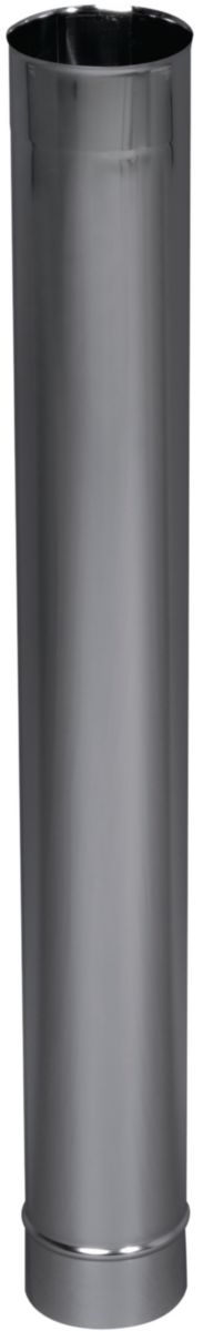 Tuyau rigide Inox 304 diamètre : 97 Lg : 1000 mm Tous combustibles réf. 601970