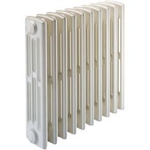 Radiateur en fonte horizontal DUNE modèle D 4 puissance 101 watts hauteur 700 mm largeur 60 mm profondeur 144 mm Réf. C1B700400