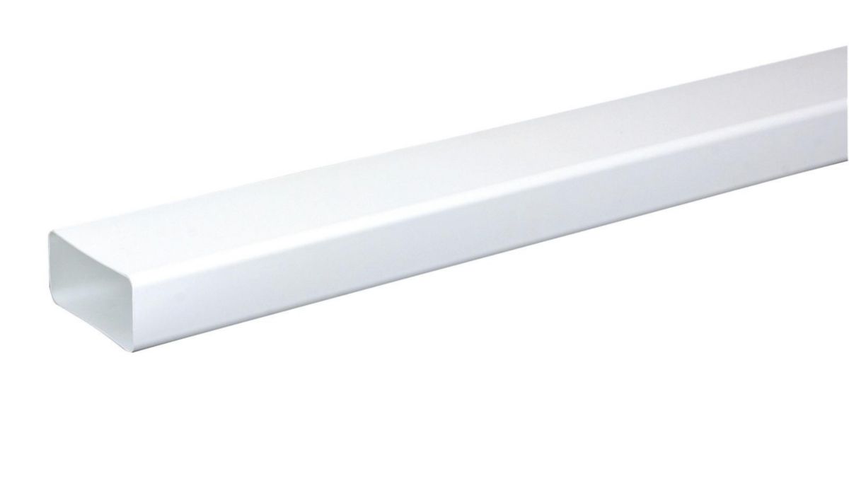 Tube rectangulaire plastique 55X110-3M réf. 460000