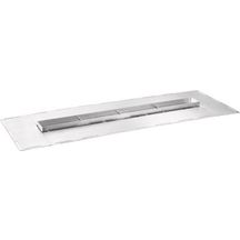 Caniveau plat Rivage à garnir en acier inox pour douche italienne, cuve de dimensions 700x70mm, de profondeur 25mm, Evacuation orientable D50mm réf. RG70G