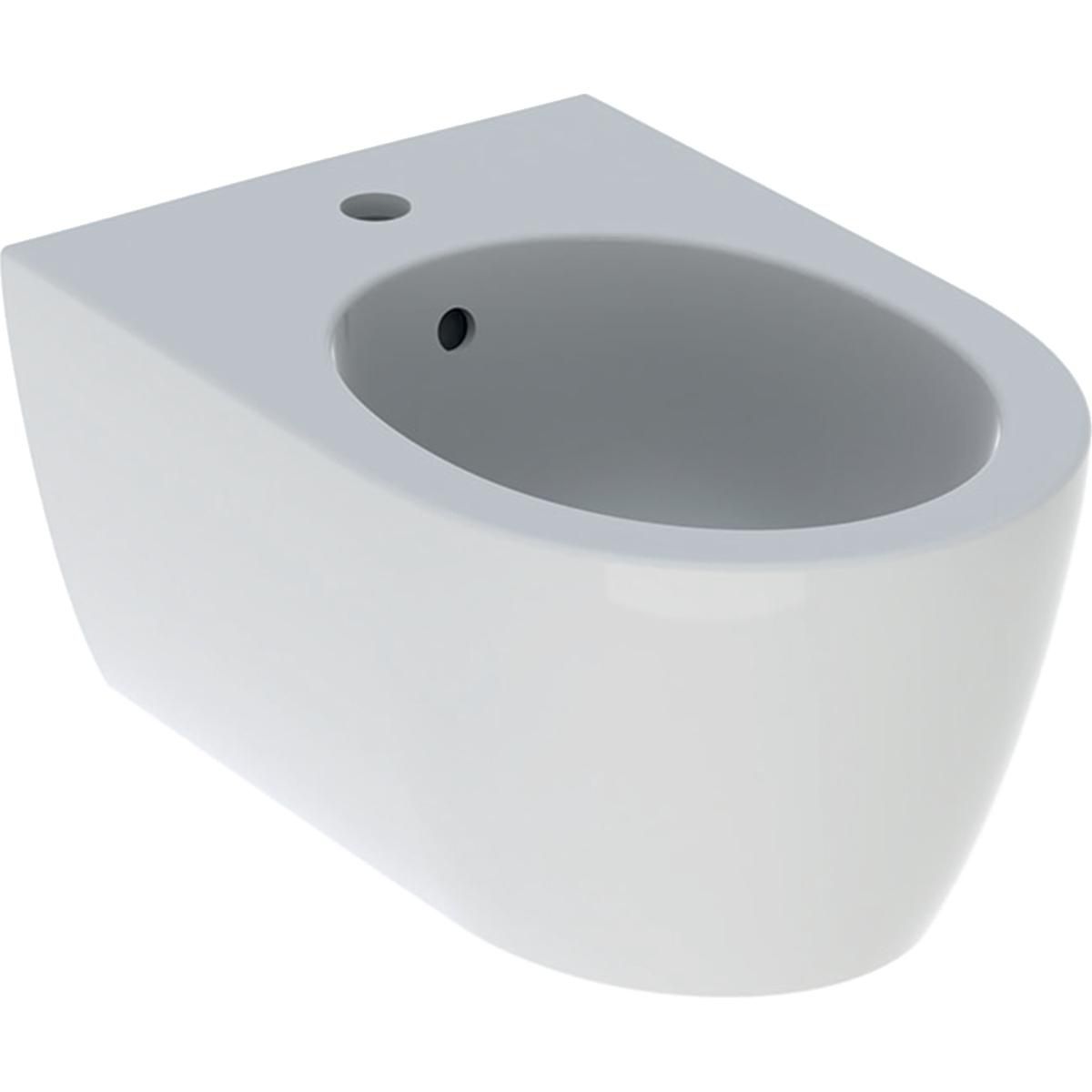 Bidet suspendu Geberit iCon caréné, blanc mat Ref : 501.898.JT.1