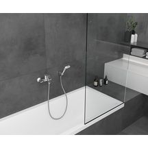 Set de douche Vernis Blend support mural et douchette 100 Vario avec flexible de douche 160 cm Chromé Réf. 26273000