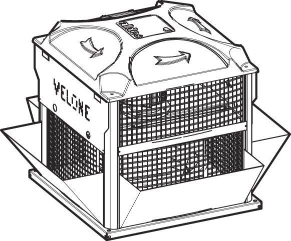 Kit de rejet vertical pour les tourelles de ventilation et désenfumage F400-120 VELONE 1.2 / 1.5 / 3.2 11021366