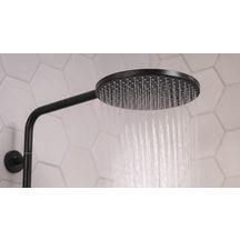 Colonne de douche 240 Raindance Select S  1jet PowderRain avec mitigeur thermostatique Noir mat Réf. 27633670