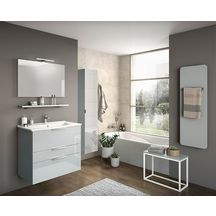 Miroir H.55 x L.80 cm avec profil support accessoires Réf. MIR5580P